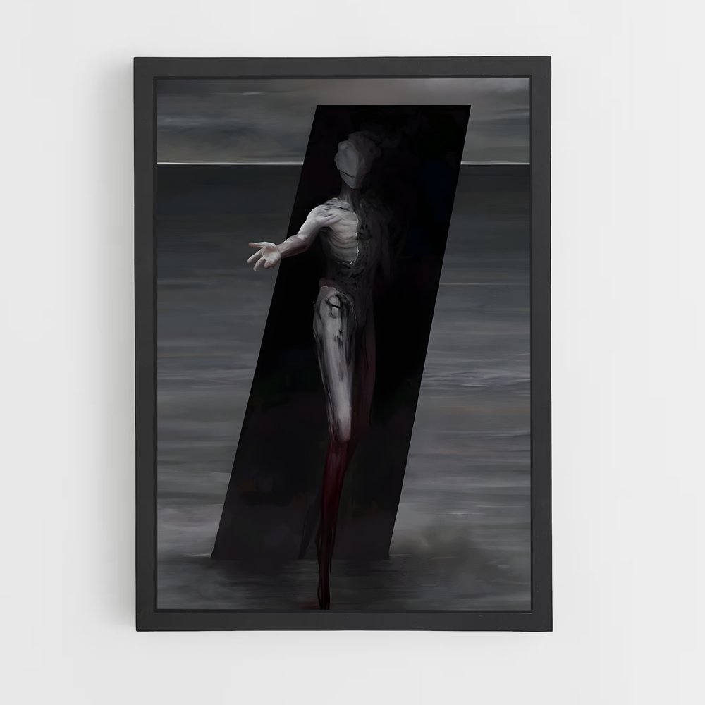 Poster Étreinte Astrale – affiche Art spatial (vue 2)
